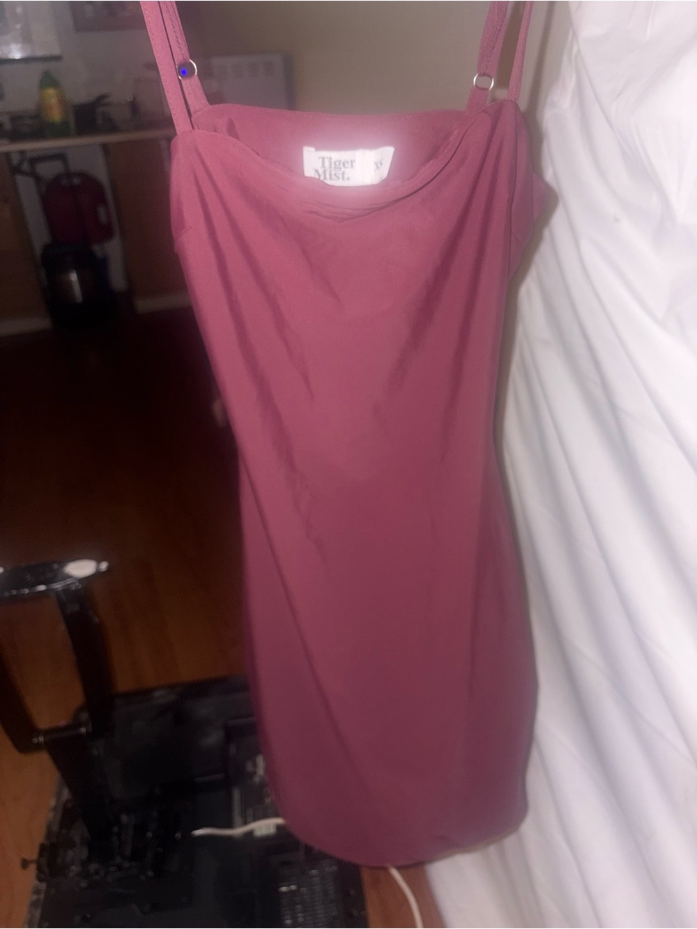 Tiger Mist Dusty Rose Slip Mini Dress